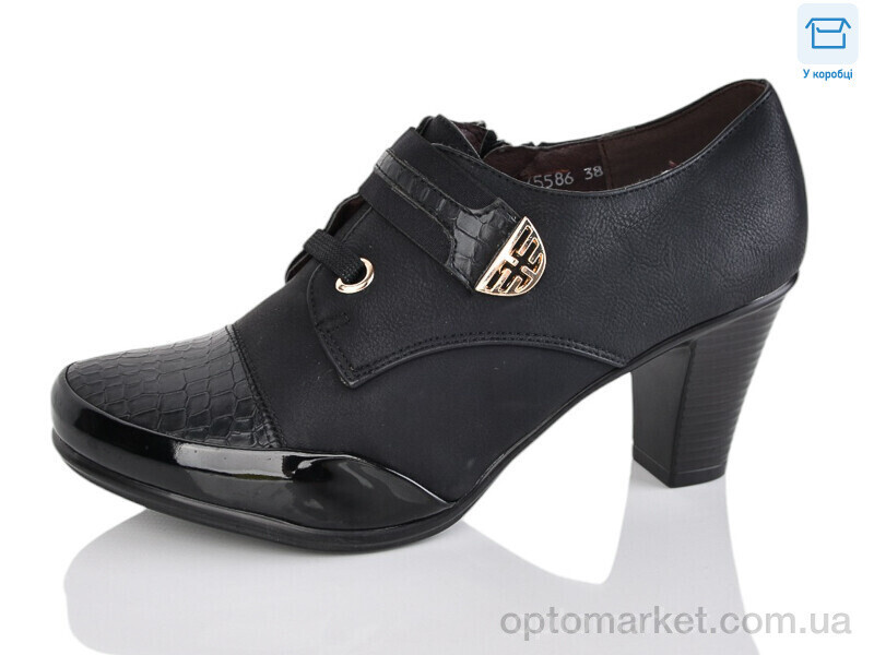 Купить Туфлі жіночі 75586 Purlina чорний, фото 2