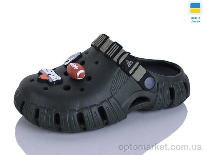 Купить Крокси жіночі 770 піліток хакі-чорний Gipanis хакі, фото 2