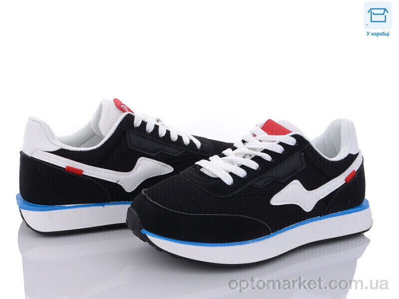 Купить Кросівки жіночі 7761-1 PLPS чорний, фото 2