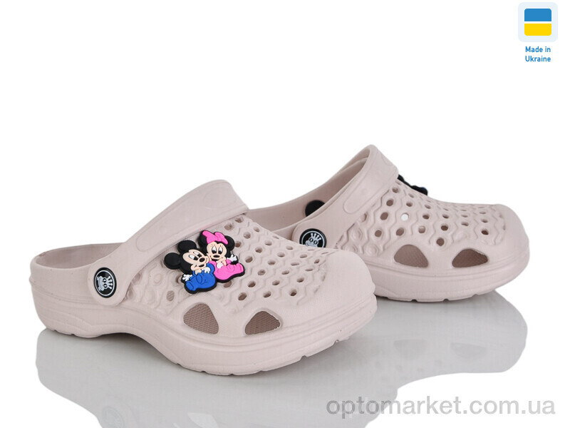 Купить Крокси дитячі 777-012 Roks бежевий, фото 2