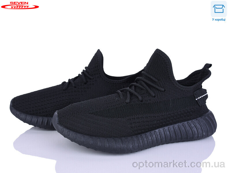 Купить Кросівки чоловічі 777-A10-1 Seven чорний, фото 2