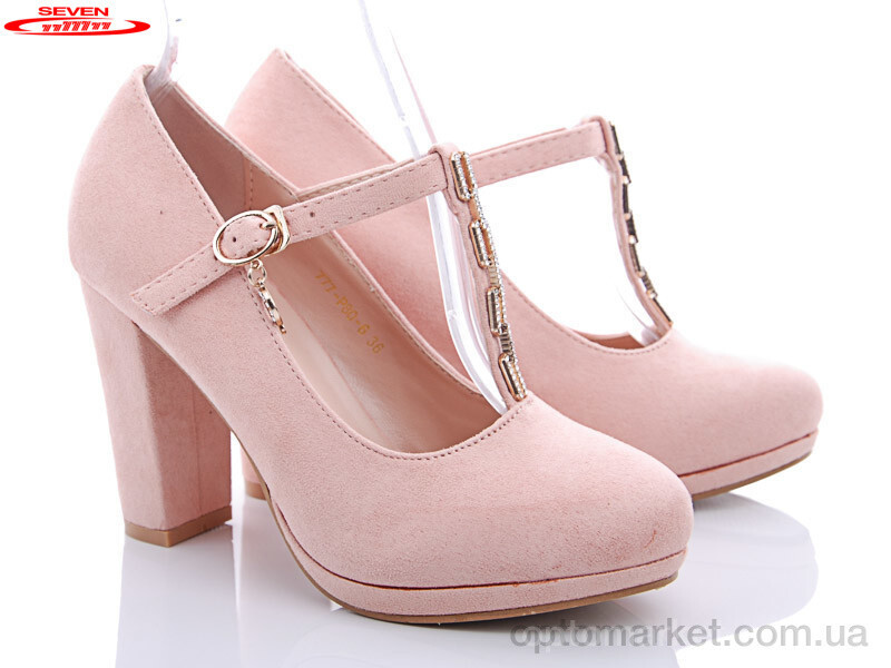 Купить Туфлі жіночі 777-P80-6 Seven рожевий, фото 2