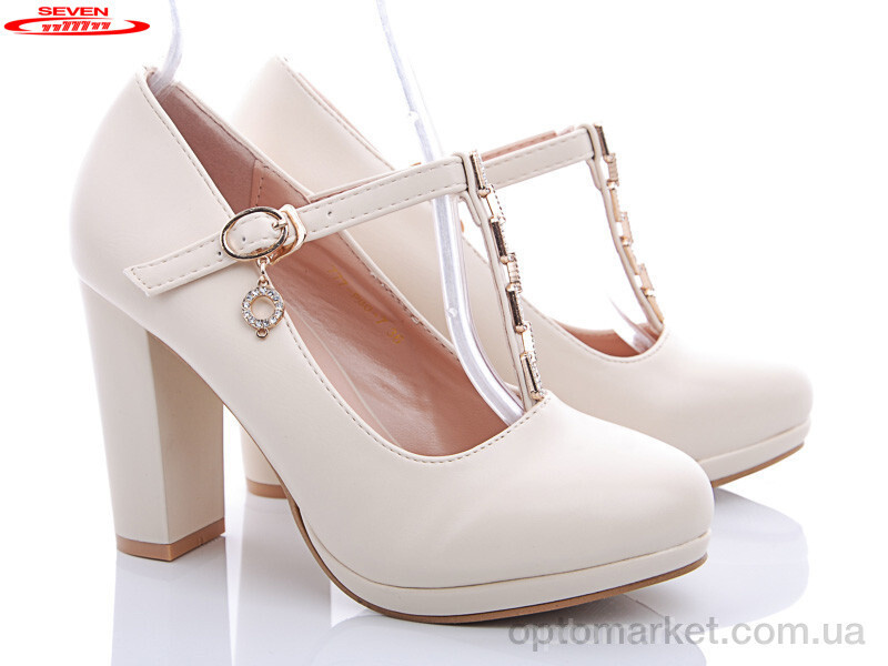 Купить Туфлі жіночі 777-P80-7 Seven бежевий, фото 2