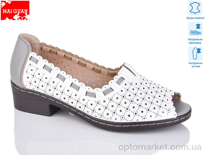 Купить Босоніжки жіночі 7779-9 Maiguan білий, фото 2