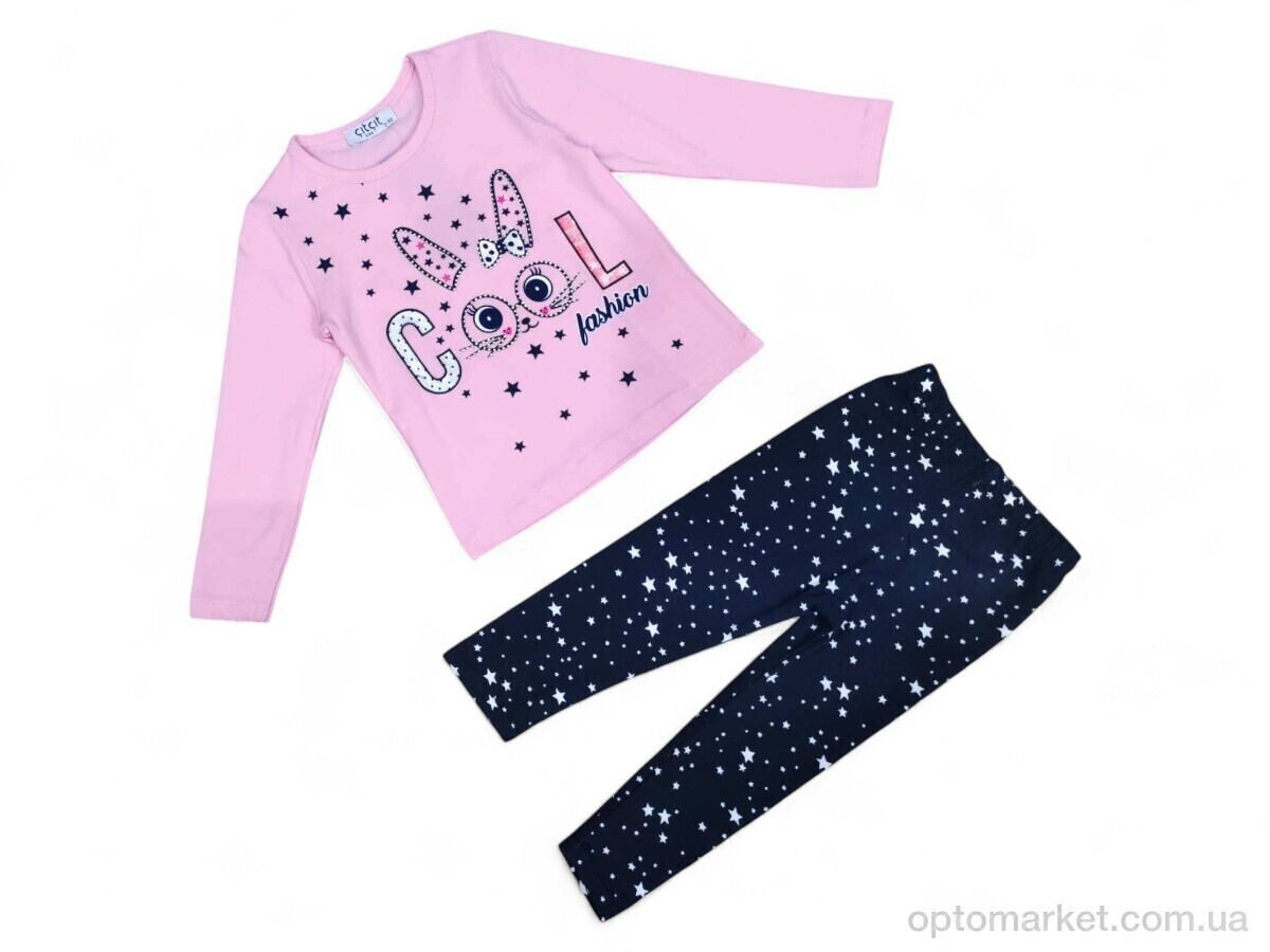 Купить Комплекти дитячі дитячі 7809 св.рожевий реглан-лосини CitCit Baby рожевий, фото 2