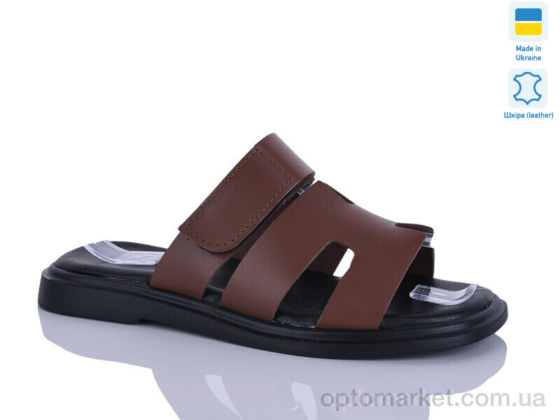 Купить Шльопанці жіночі 8-1 карамель к. Sali коричневий, фото 2