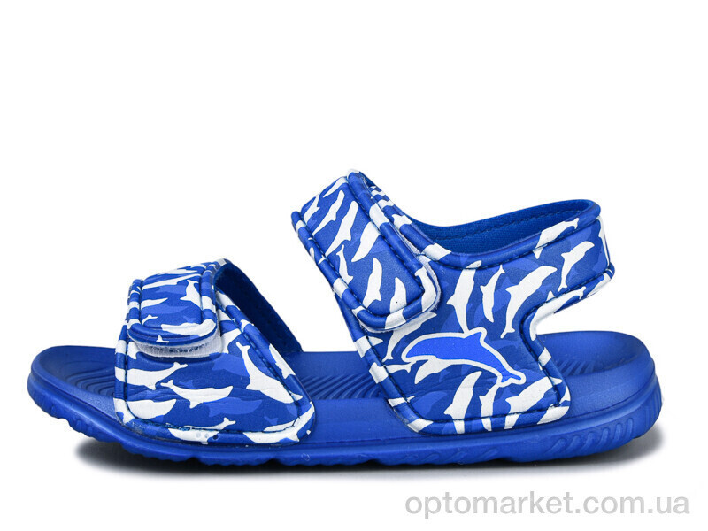 Купить Сандалі дитячі 8002B-16 Смайлик синій, фото 2