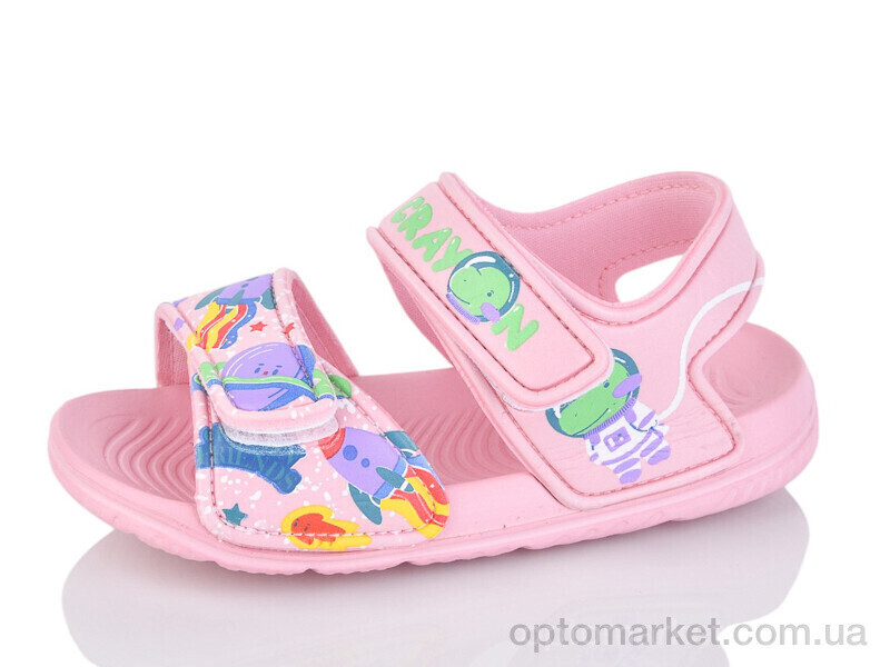 Купить Босоніжки дитячі 8007B-6 Смайлик рожевий, фото 2