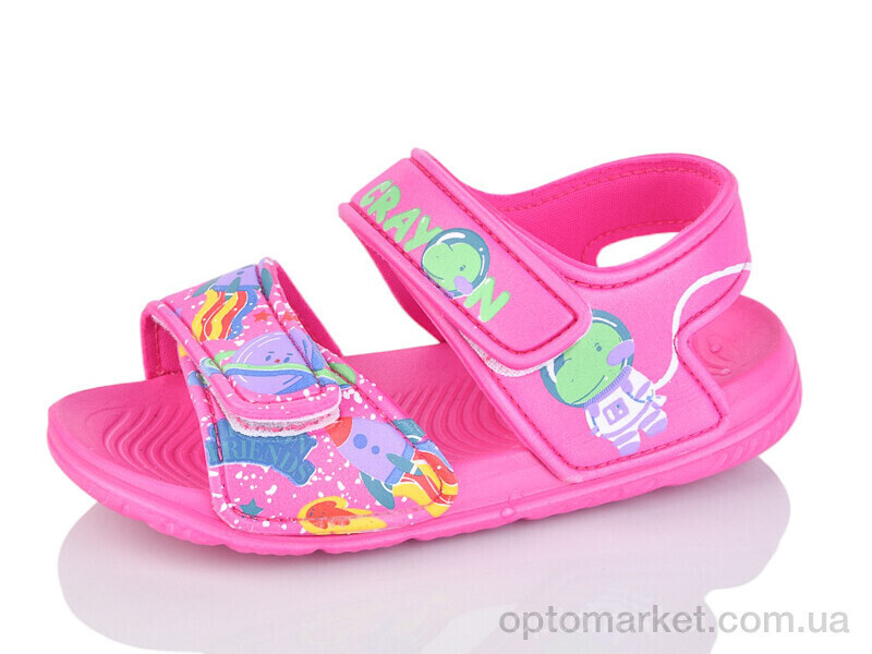 Купить Босоніжки дитячі 8007B-9 Смайлик рожевий, фото 2