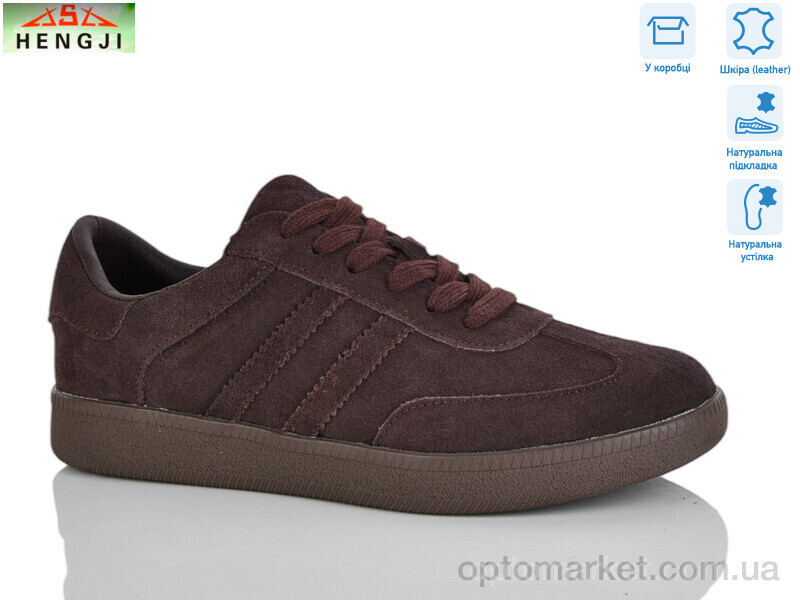 Купить Кросівки жіночі 8009-13 Hengji коричневий, фото 2