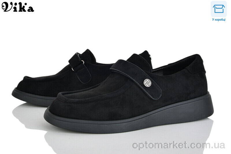 Купить Туфлі жіночі 801-1 Vika чорний, фото 2