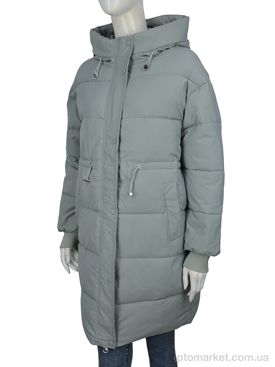 Купить Пальто жіночі 801 green Unimoco зелений, фото 4