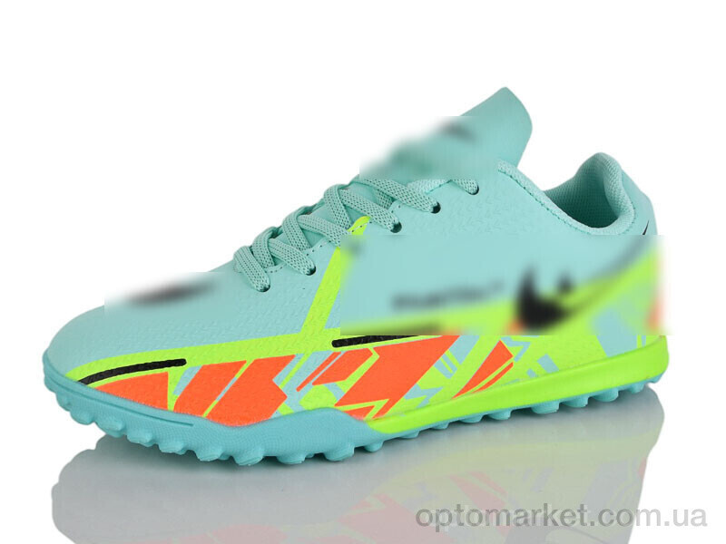 Купить Футбольне взуття дитячі 801 м'ята N.ke зелений, фото 3