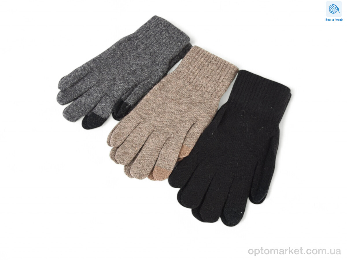 Купить Рукавички чоловічі 8019 mix Henu мікс, фото 3