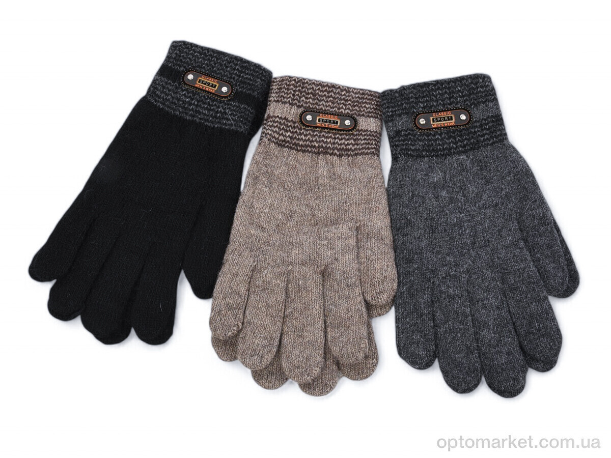 Купить Рукавички чоловічі 8021 mix Henu мікс, фото 3
