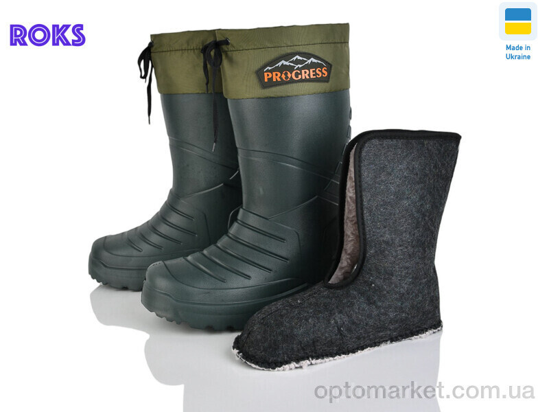 Купить Чоботи з піни чоловічі 803-1 хакі Progress хакі, фото 2