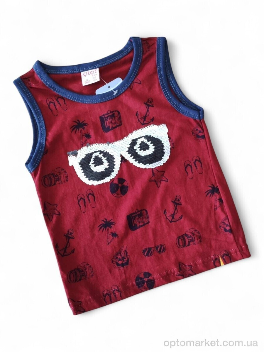 Купить Майка дитячі 8030 бордовий CITCIT Kids бордовий, фото 2