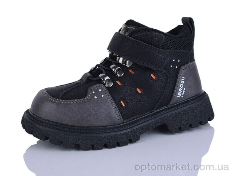 Купить Черевики дитячі 8031 orange KEWK чорний, фото 2