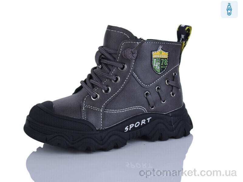 Купить Черевики дитячі 8037 grey KEWK сірий, фото 2