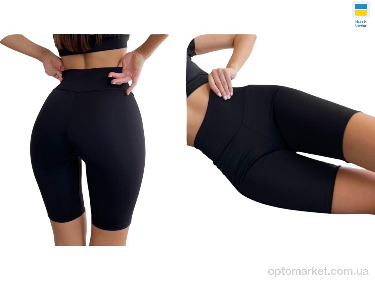 Купить Велосипедки жіночі 8071 чорний Sport style чорний, фото 2