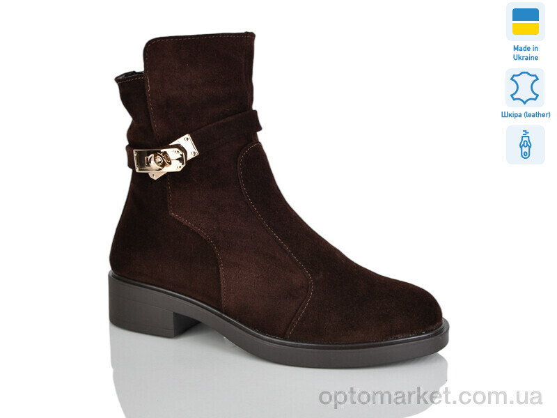 Купить Черевики жіночі 81 шоколад. з. зима Sali коричневий, фото 2
