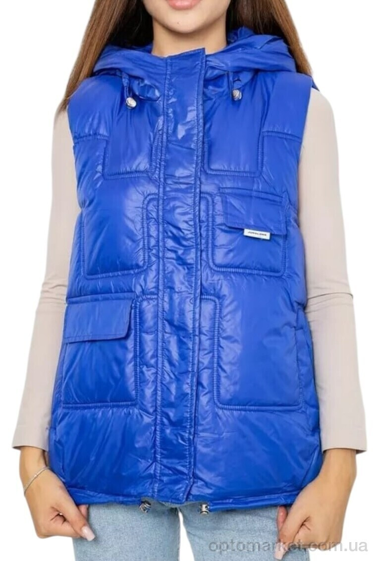 Купить Жилетка жіночі 810 blue CYF синій, фото 4