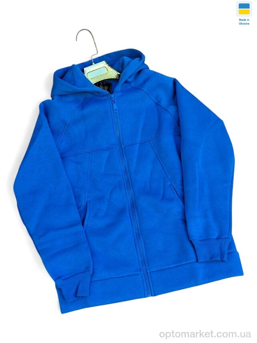 Купить Батник жіночі 811 зіпка блакитний Sport style блакитний, фото 2