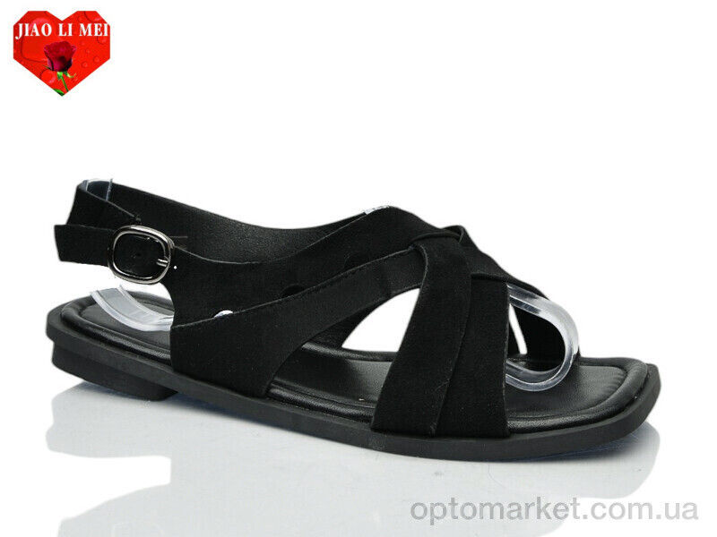 Купить Босоніжки жіночі 818-1 Jiao Li Mei чорний, фото 2