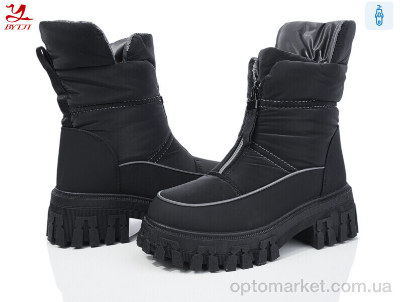 Купить Черевики жіночі 819-1 Bytji чорний, фото 2