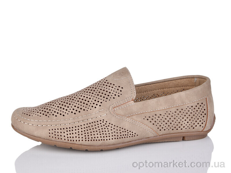 Купить Мокасини чоловічі 8195-4 DaFuYuan коричневий, фото 2