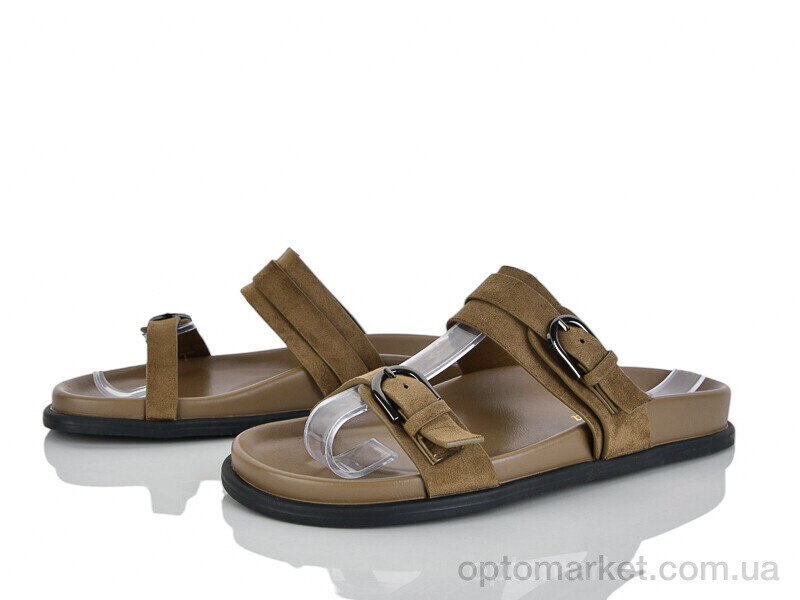 Купить Шльопанці жіночі 820-8 Milinda коричневий, фото 2
