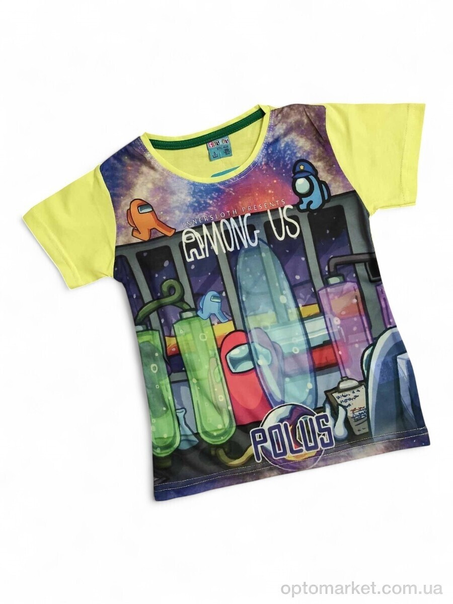 Купить Футболка дитячі 8228 жовтий CITCIT Kids жовтий, фото 2