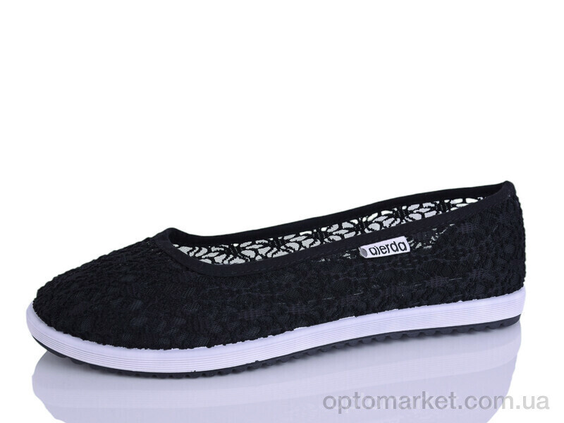 Купить Балетки жіночі 829-1 Aierda чорний, фото 2