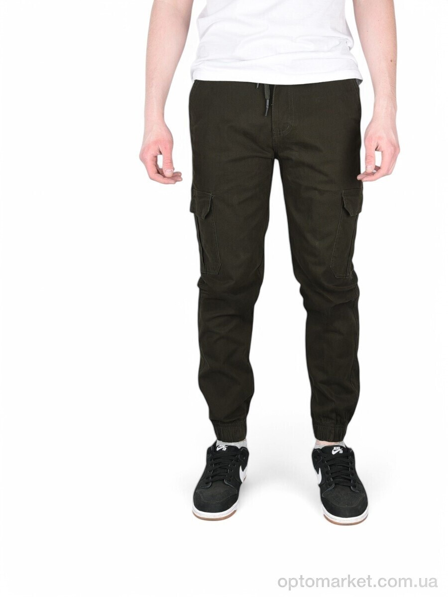 Купить Брюки чоловічі 8442-4 green Baron зелений, фото 3