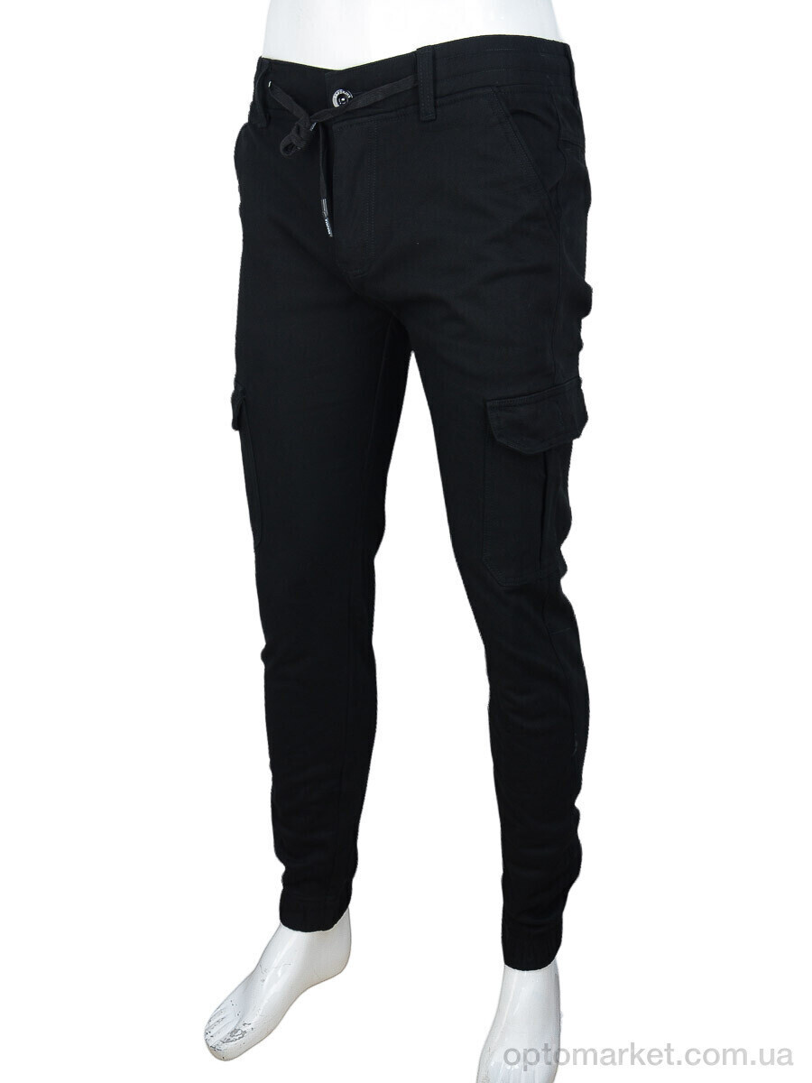 Купить Брюки чоловічі 8505-1 black Baronjns чорний, фото 4