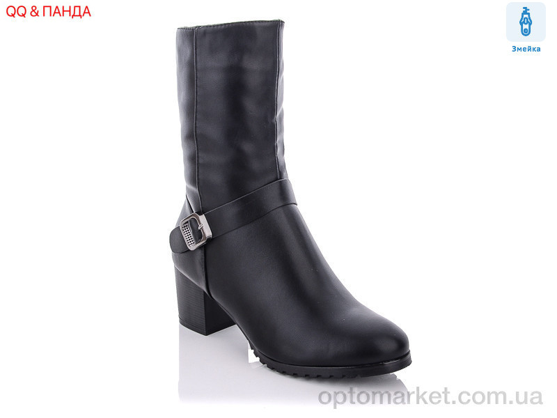 Купить Черевики жіночі 86-1 QQ shoes чорний, фото 3