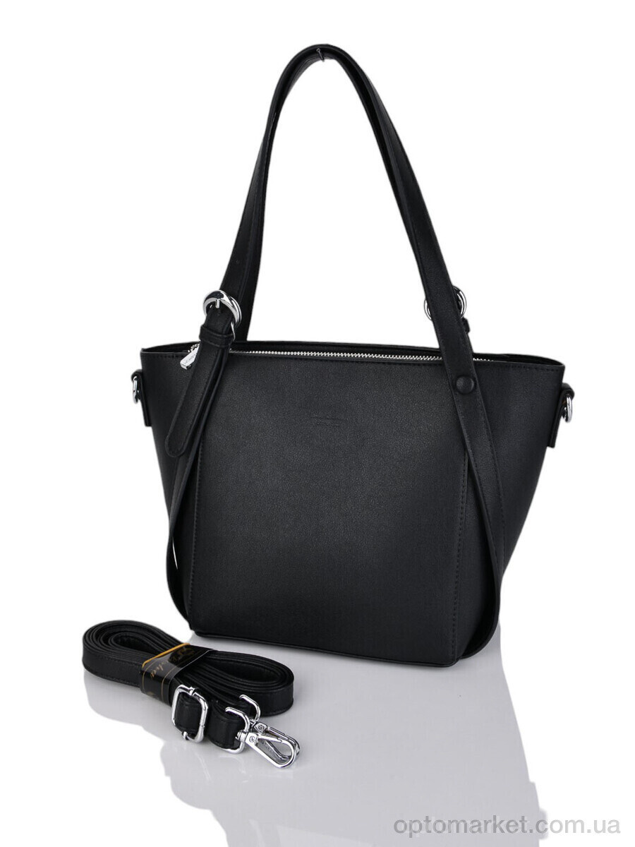 Купить Сумка женская 869067 black Lusha чорний, фото 3