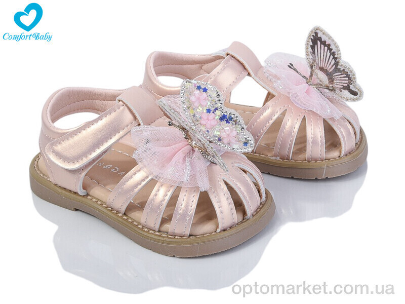 Купить Босоніжки дитячі 8820А рожевий (12-14 см) Comfort-baby рожевий, фото 2