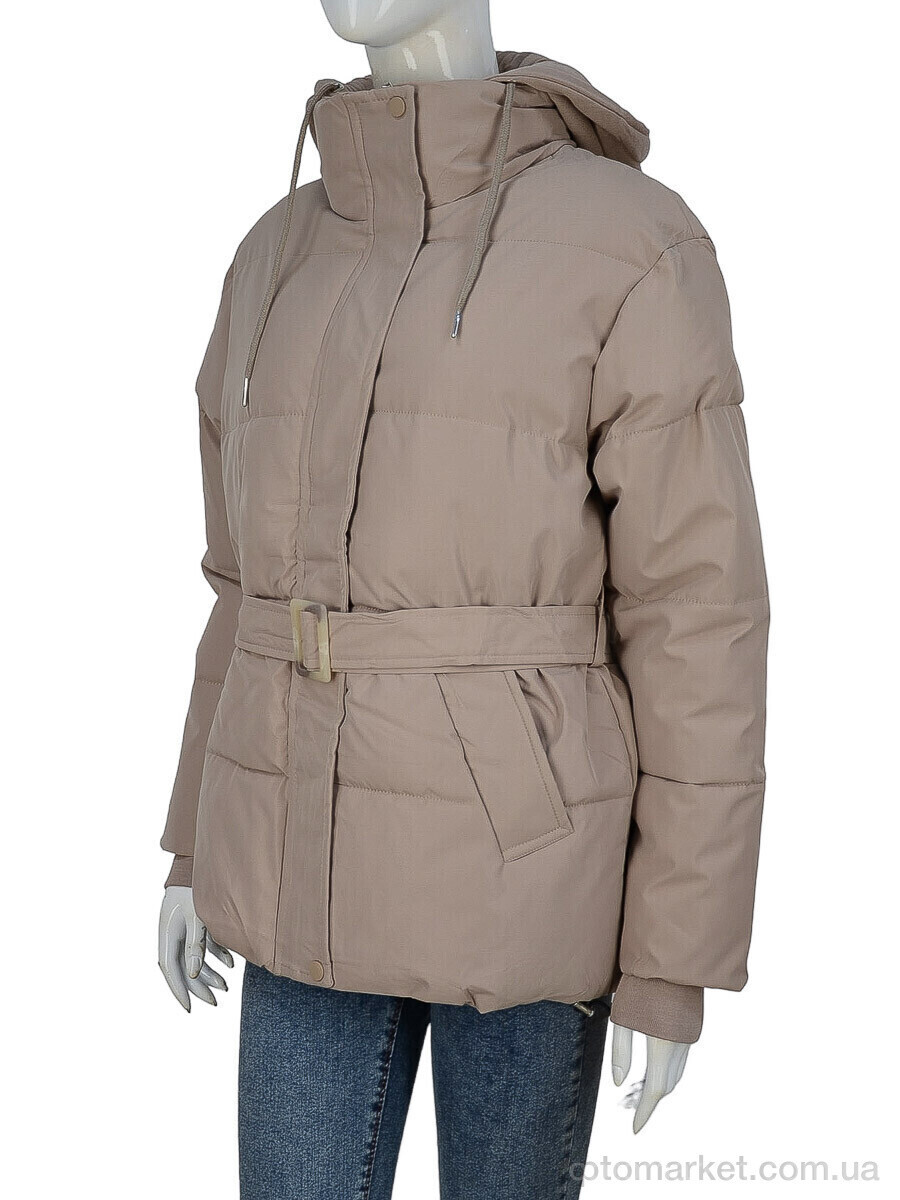 Купить Куртка жіночі 8823 d.beige TurnHug бежевий, фото 4