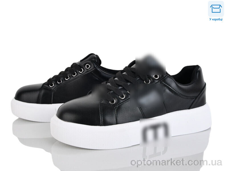 Купить Кросівки жіночі 8828-1 піна Vika чорний, фото 3