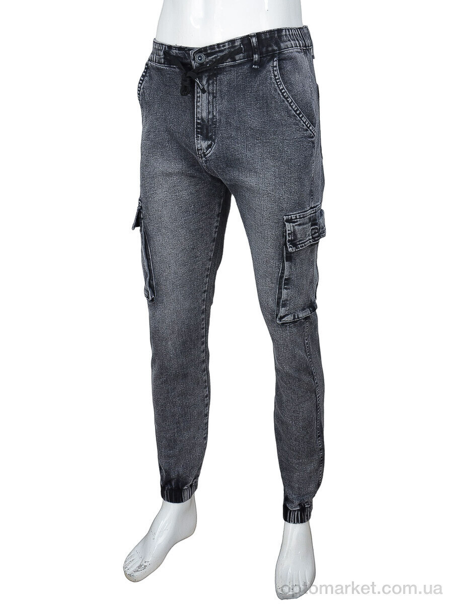 Купить Джинси чоловічі 8828 Baron сірий, фото 5