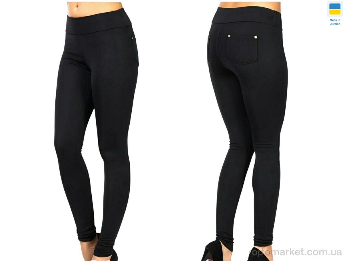 Купить Лосини жіночі 8831 чорний Sport style чорний, фото 2