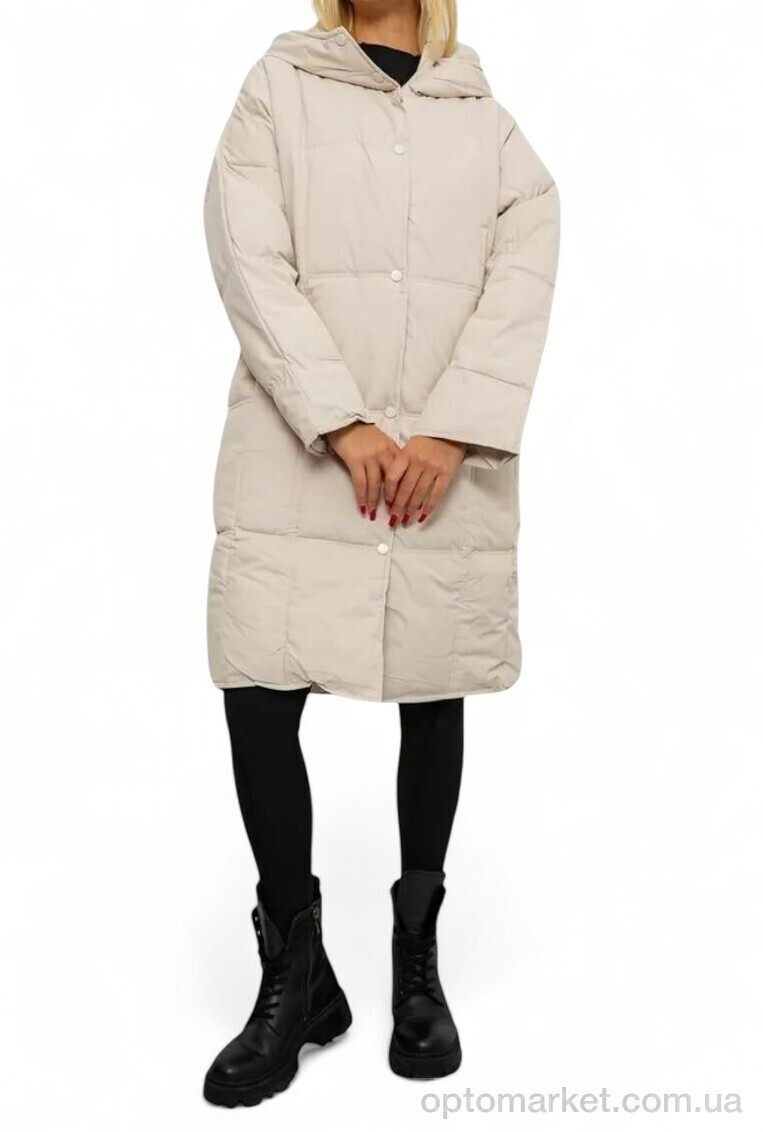 Купить Куртка жіночі 8832 молочний Massmag бежевий, фото 4