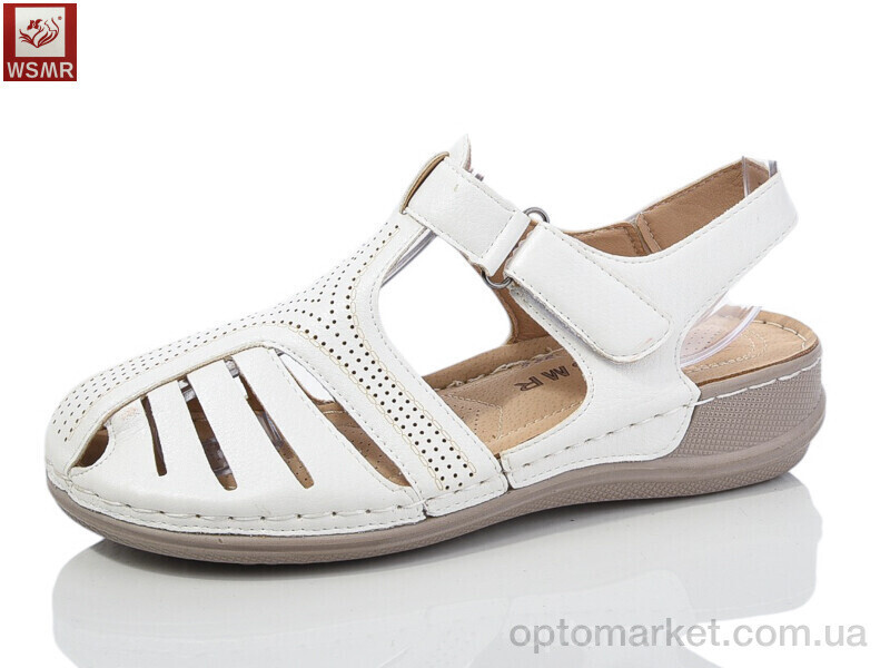 Купить Босоніжки жіночі 8881-2 WSMR білий, фото 2