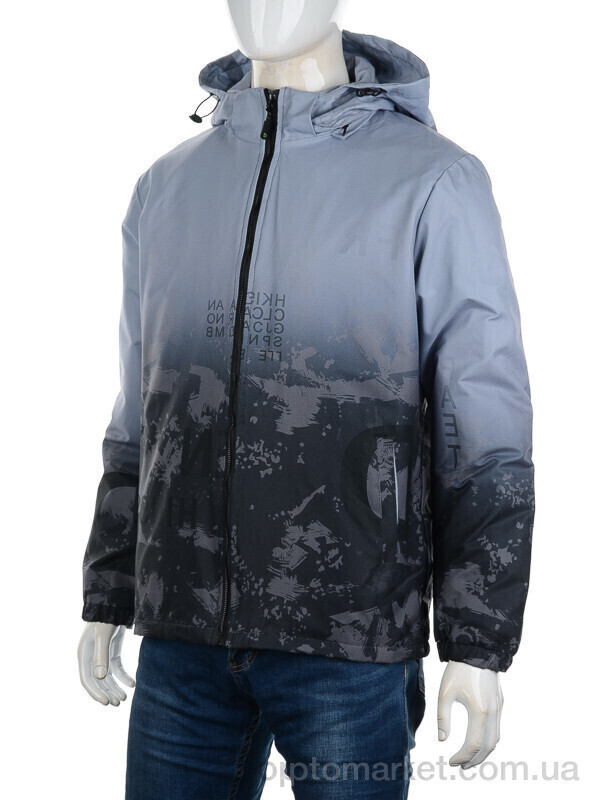 Купить Куртка чоловічі 8883 grey ATE сірий, фото 4
