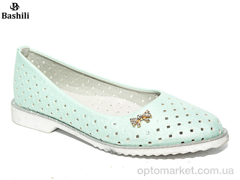 Купить Туфлі дитячі 8G105-5 Башили блакитний, фото 2