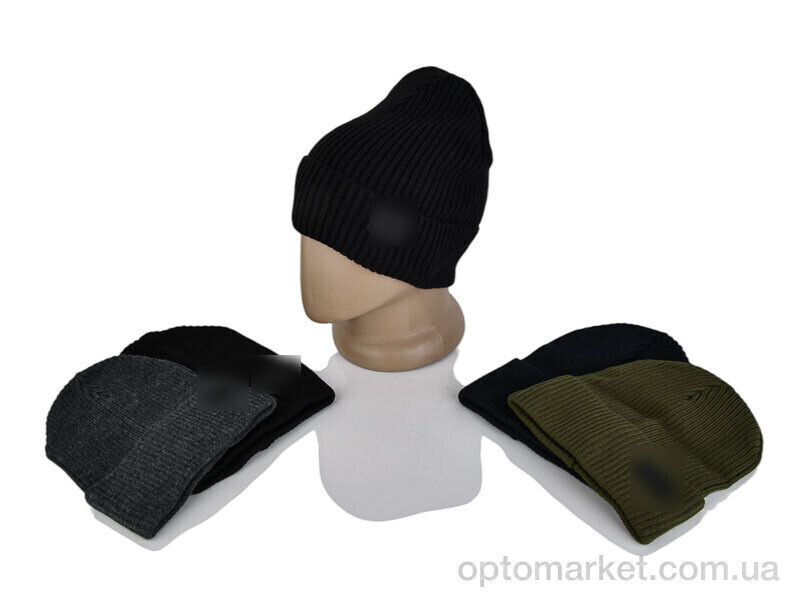 Купить Шапка чоловічі 9-08 mix T.e north face мікс, фото 3