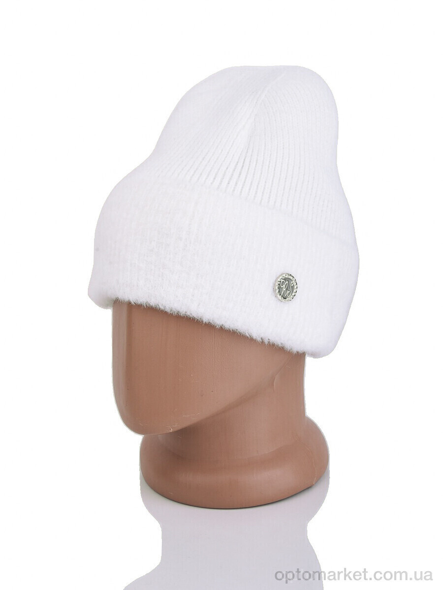 Купить Шапка жіночі 9-27 white Королева білий, фото 2