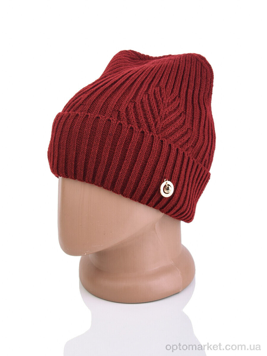 Купить Шапка жіночі 9-28 bordo Королева бордовий, фото 2