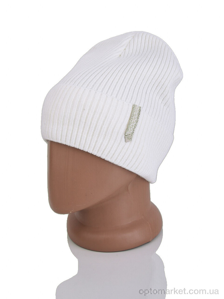 Купить Шапка жіночі 9-29 white Королева білий, фото 2